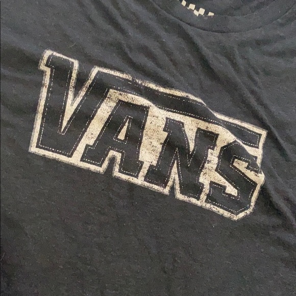 ❤️Vans Distressed Sheer Short Sleeve Top Medium - Picture 2 of 5